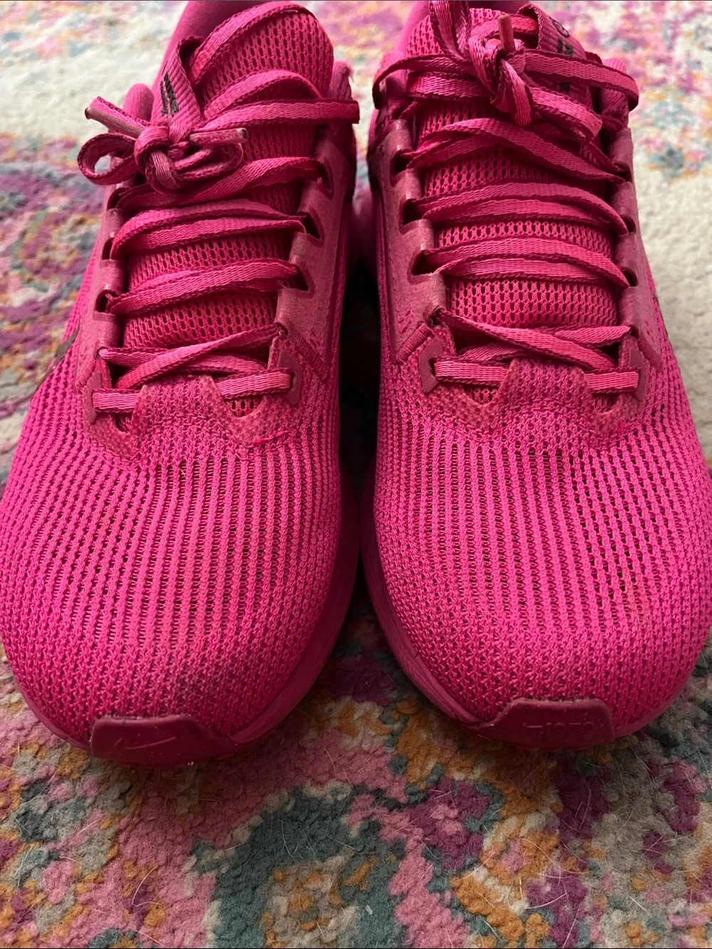 Nike Air Zoom Pegasus 40 Fierce Pink Gold Running Shoes Women’s Size 7